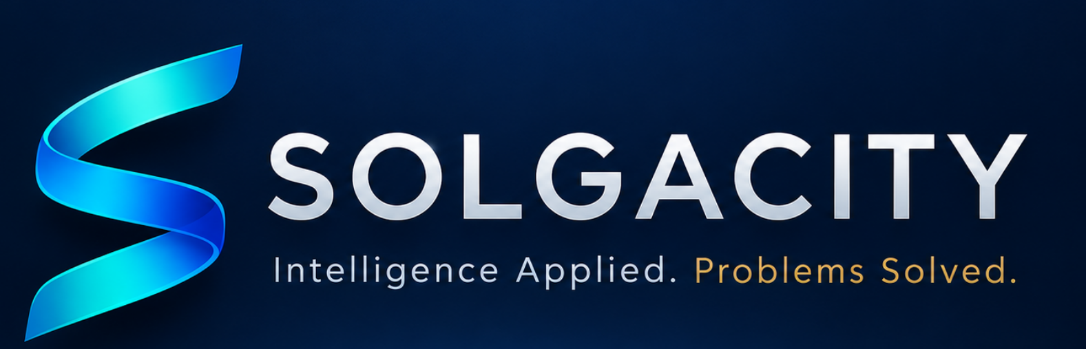 Solgacity — Intelligence Applied. Problems Solved.